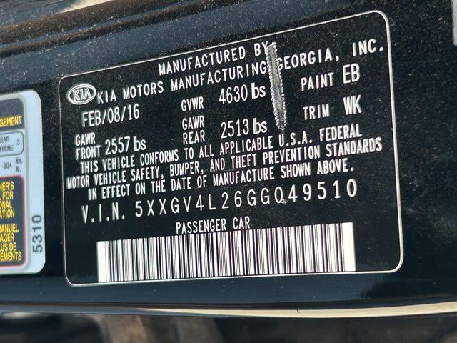 used 2016 Kia Optima car, priced at $12,688