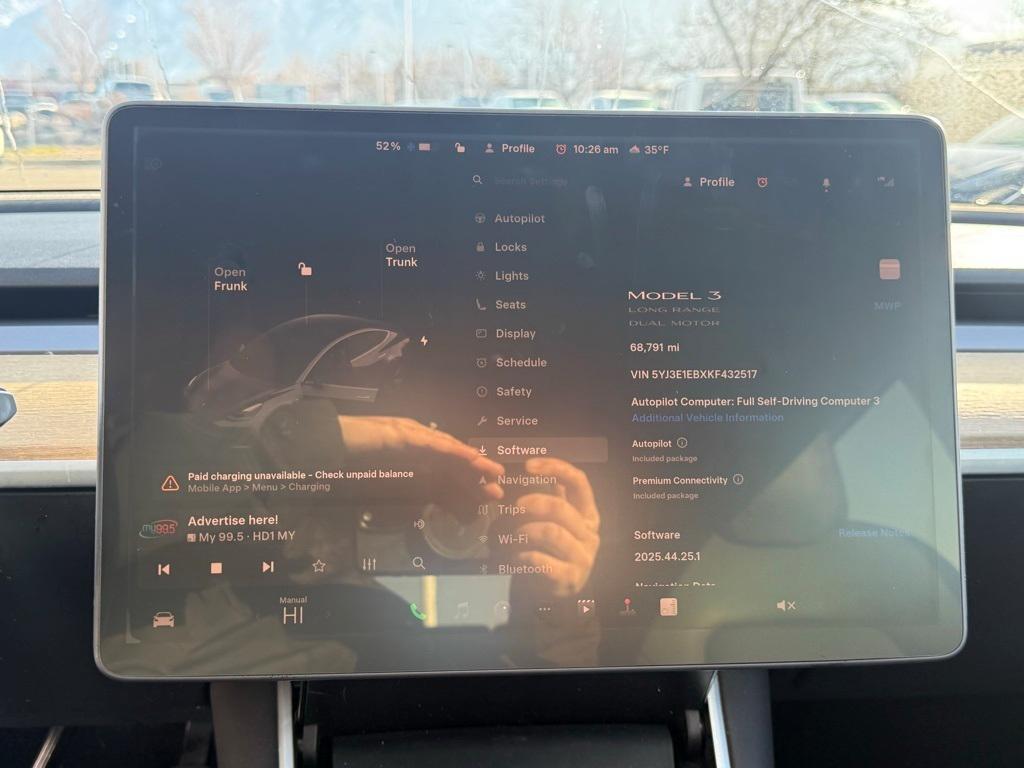 used 2019 Tesla Model 3 car, priced at $21,495