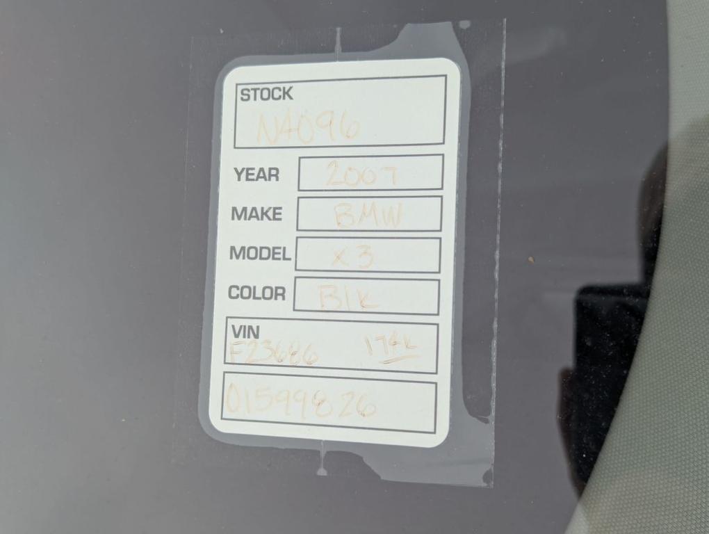 used 2007 BMW X3 car, priced at $4,488