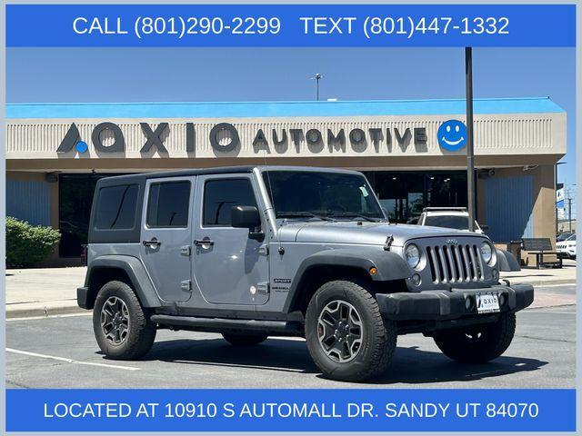used 2015 Jeep Wrangler Unlimited car, priced at $15,057