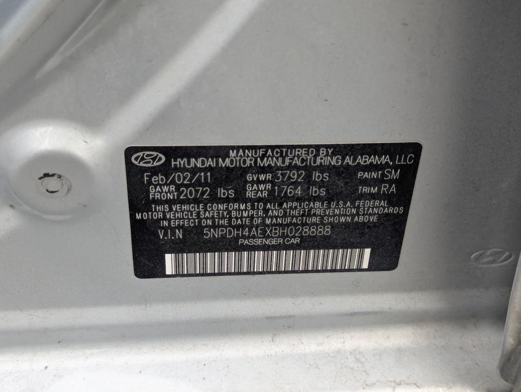 used 2011 Hyundai Elantra car, priced at $3,988