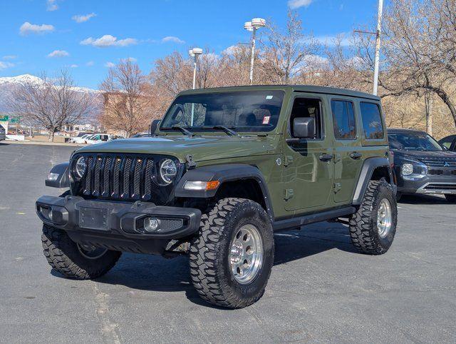 used 2021 Jeep Wrangler Unlimited car, priced at $28,177
