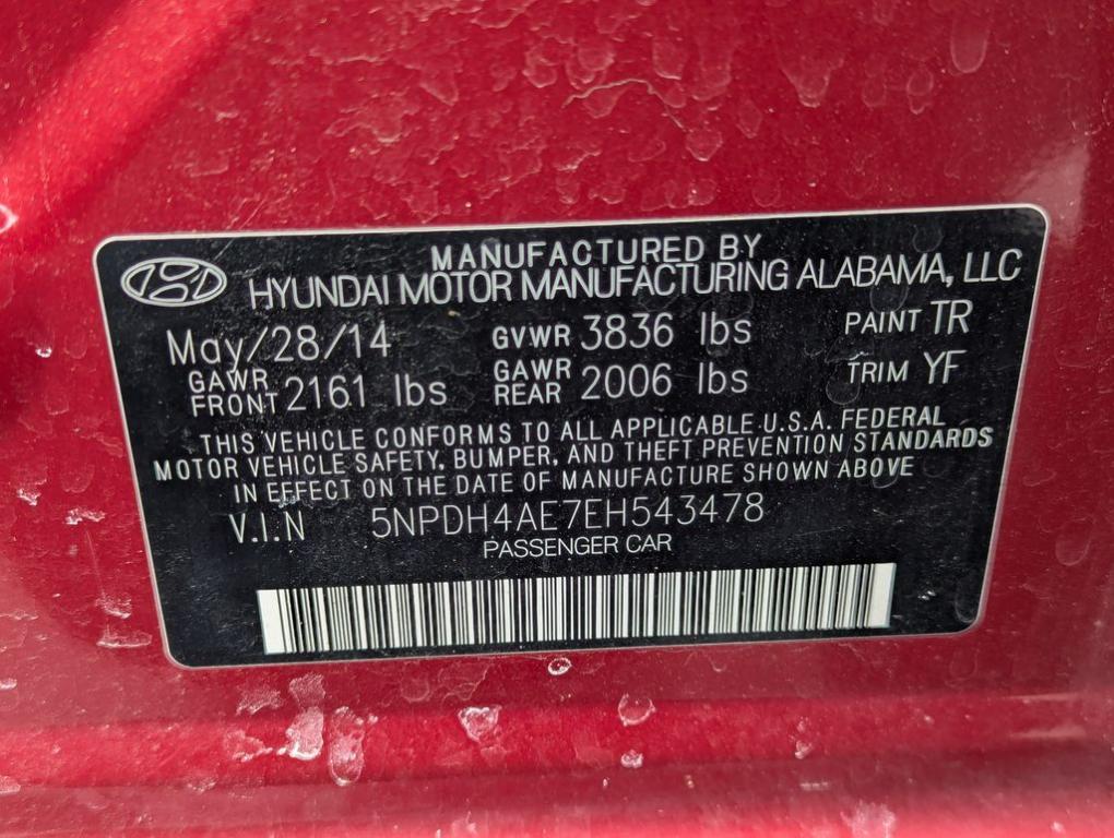 used 2014 Hyundai Elantra car, priced at $7,627