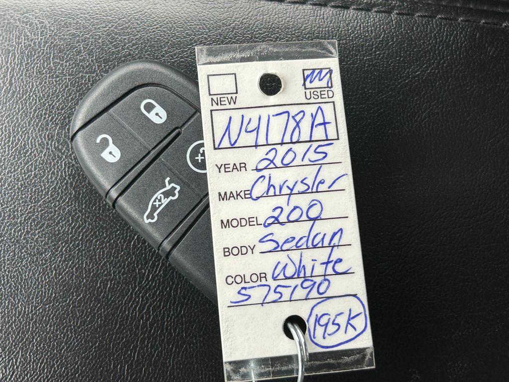 used 2015 Chrysler 200 car, priced at $3,988