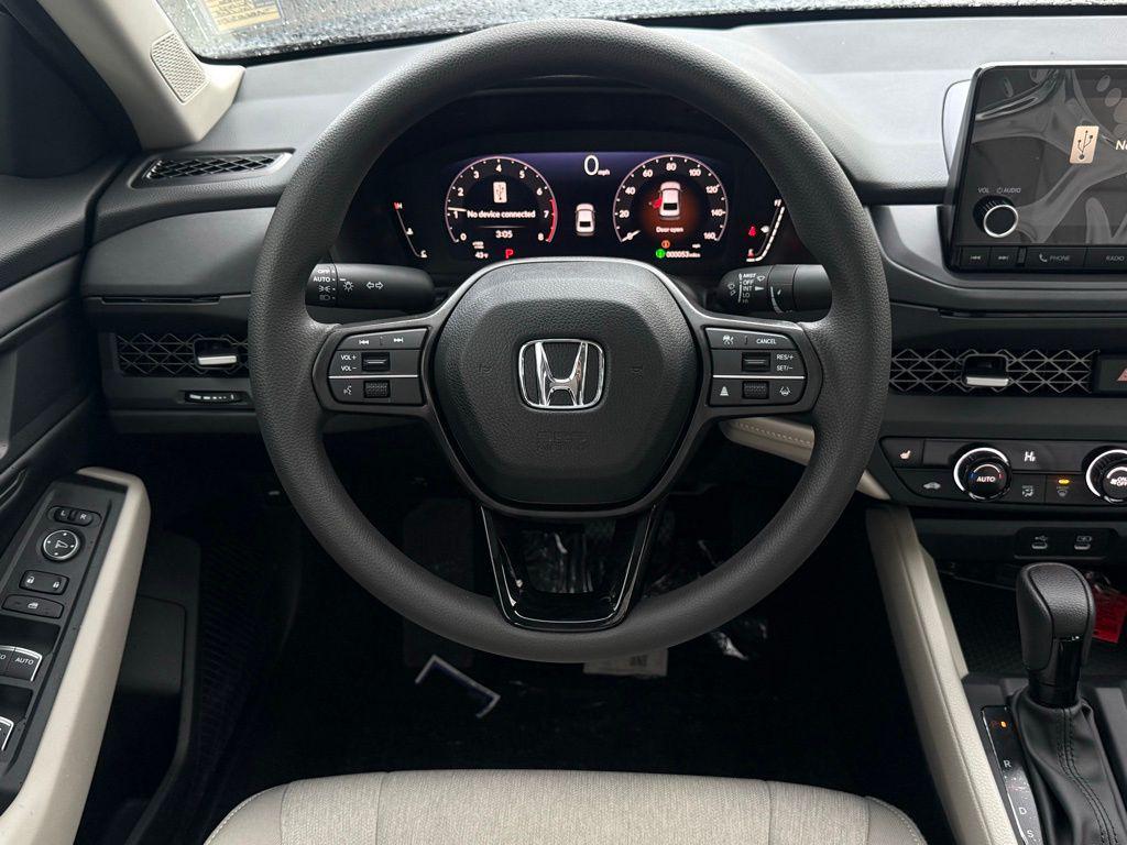 new 2025 Honda Accord car, priced at $30,565