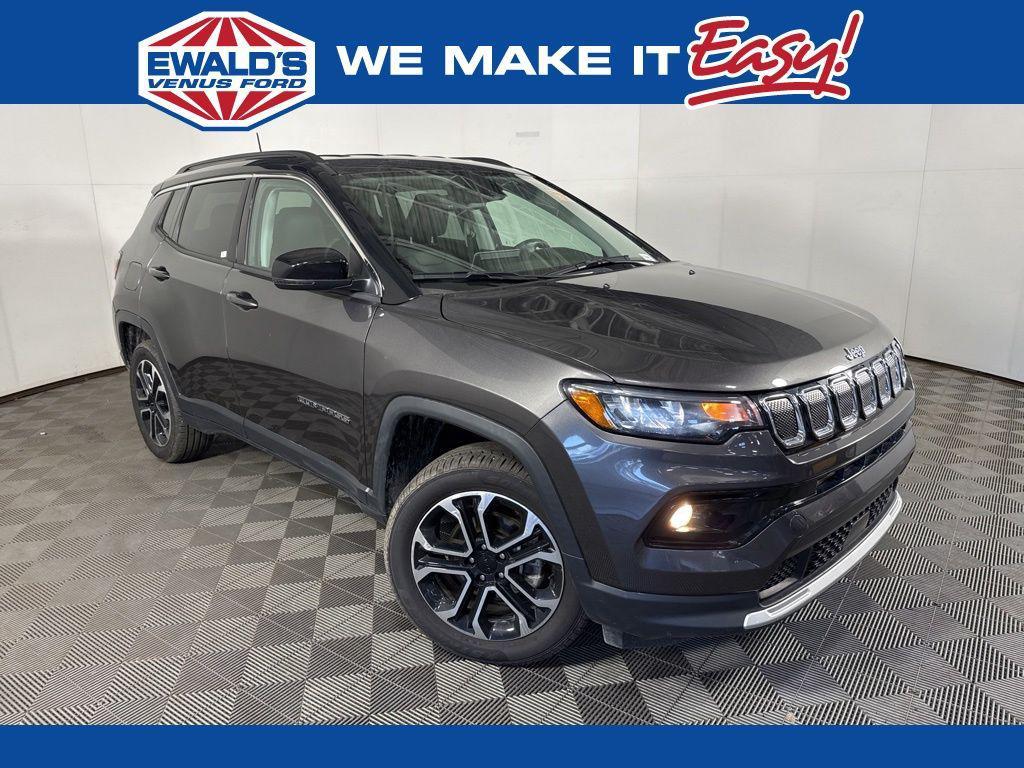 used 2022 Jeep Compass car, priced at $21,665