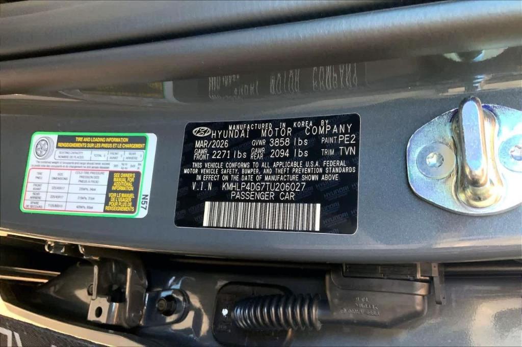 new 2026 Hyundai Elantra car, priced at $28,857