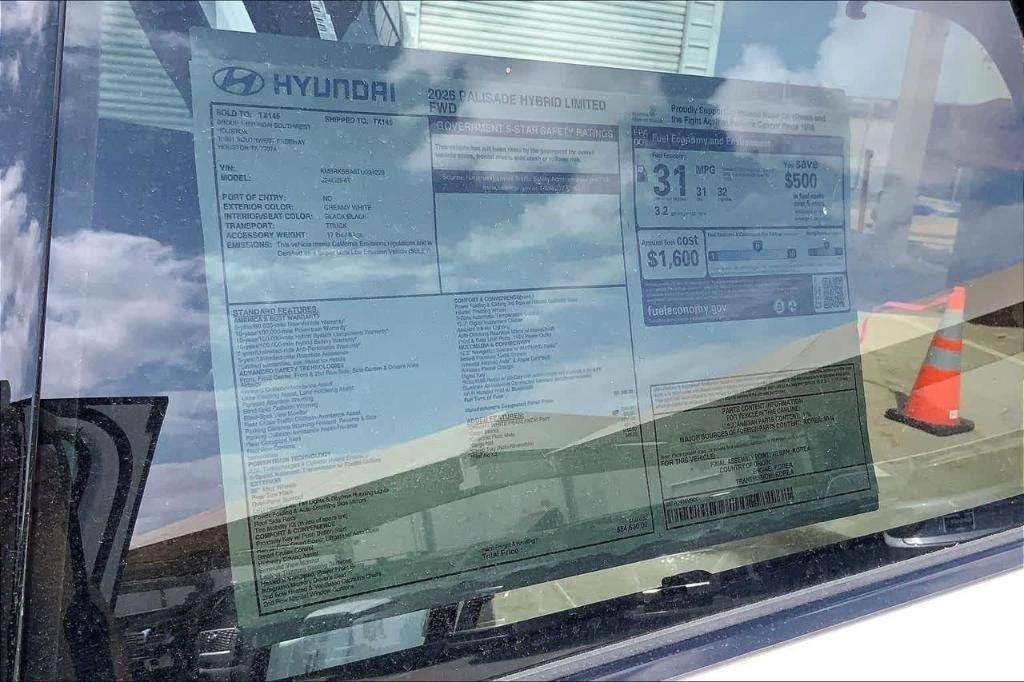 new 2026 Hyundai Palisade Hybrid car, priced at $49,713