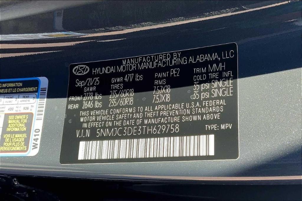 new 2026 Hyundai Tucson car, priced at $28,968