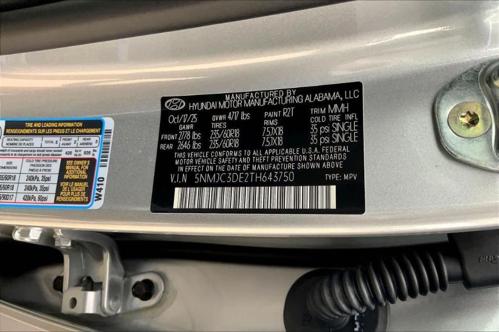 new 2026 Hyundai Tucson car, priced at $29,024