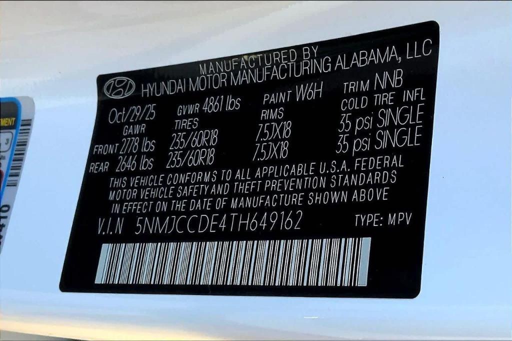 new 2026 Hyundai Tucson car, priced at $32,279