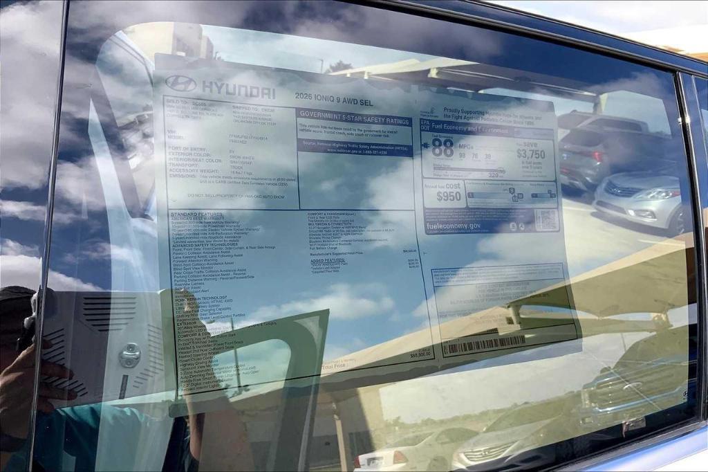 new 2026 Hyundai IONIQ 9 car, priced at $61,916