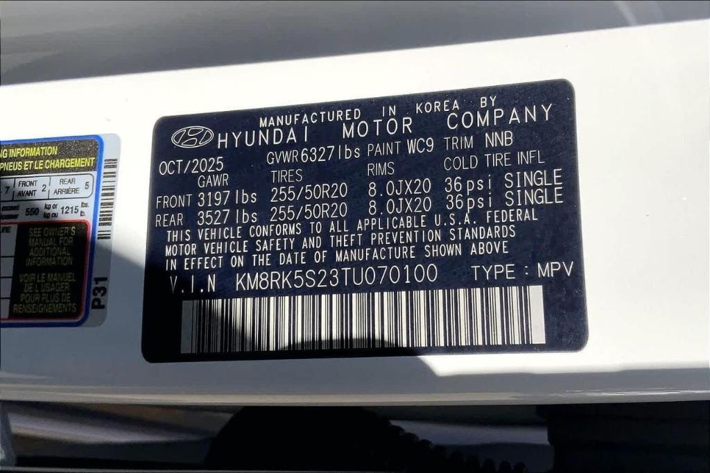 new 2026 Hyundai Palisade car, priced at $47,326