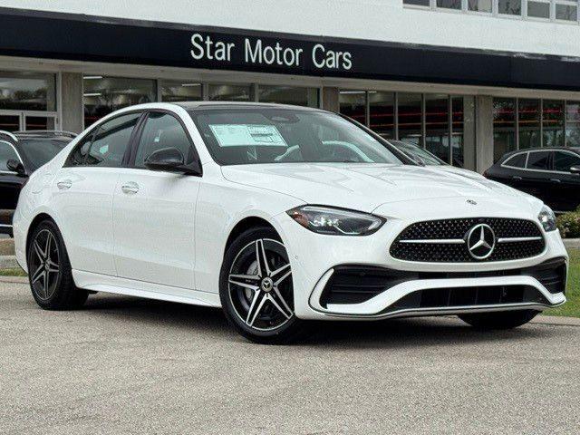 new 2025 Mercedes-Benz C-Class car, priced at $53,685