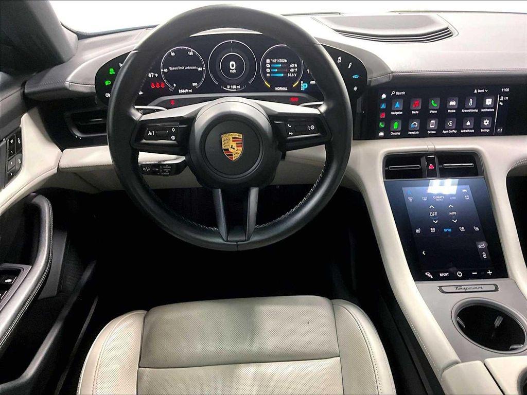used 2021 Porsche Taycan car, priced at $68,888