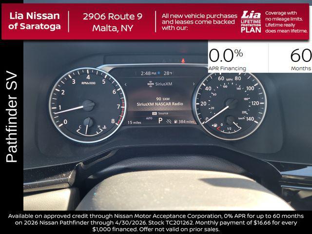 new 2026 Nissan Pathfinder car, priced at $41,010