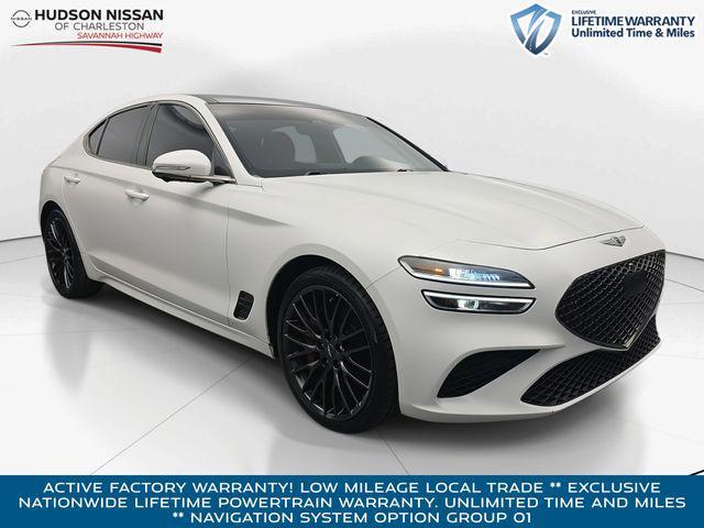 used 2022 Genesis G70 car, priced at $36,500