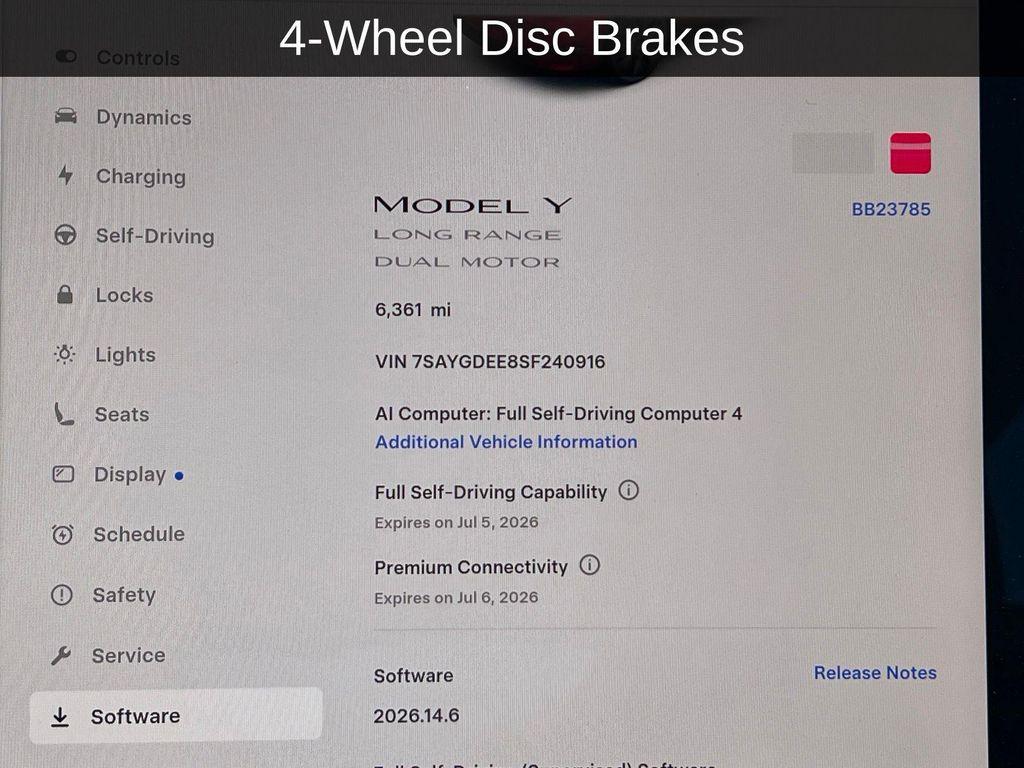 used 2025 Tesla Model Y car, priced at $37,980