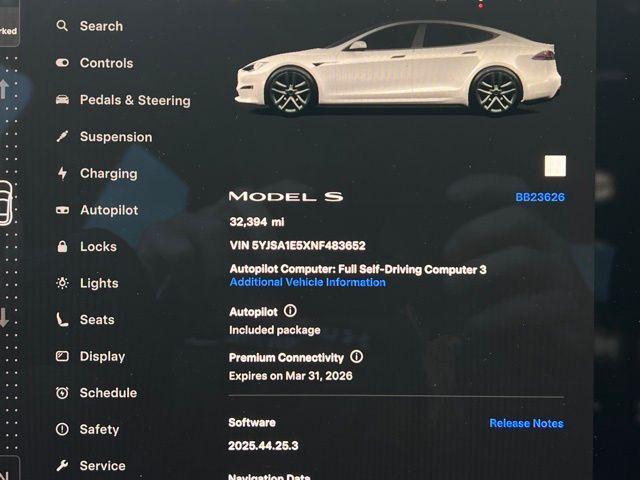 used 2022 Tesla Model S car, priced at $41,980
