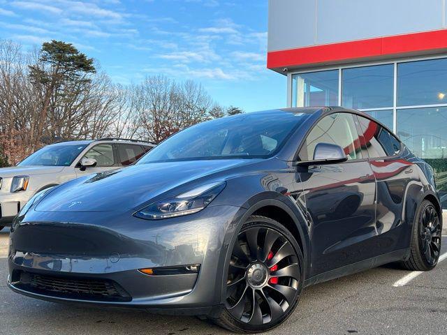 used 2022 Tesla Model Y car, priced at $27,500