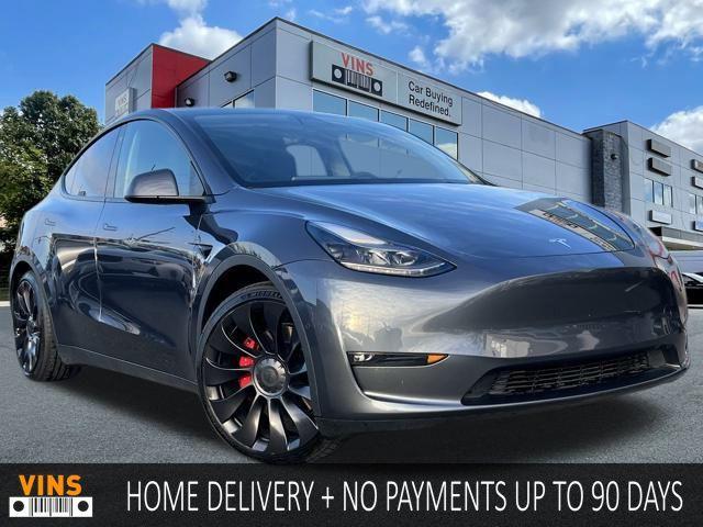 used 2022 Tesla Model Y car, priced at $27,500