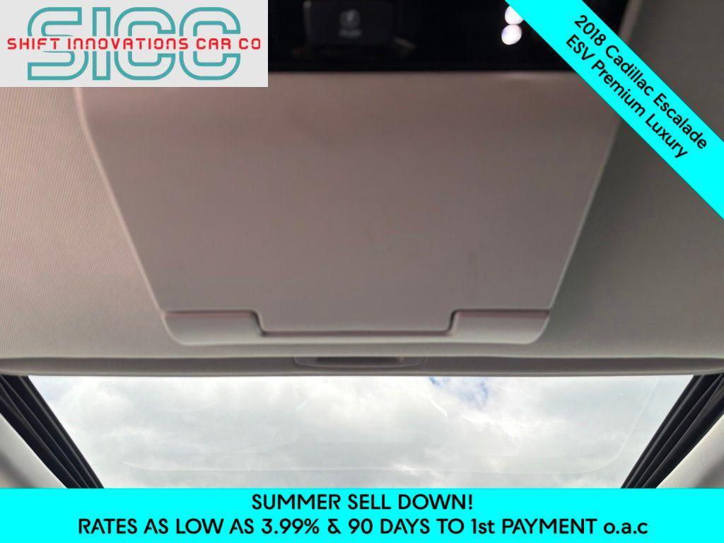 used 2018 Cadillac Escalade ESV car, priced at $43,724
