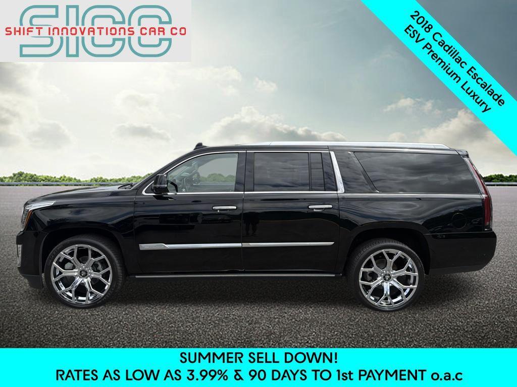 used 2018 Cadillac Escalade ESV car, priced at $43,724