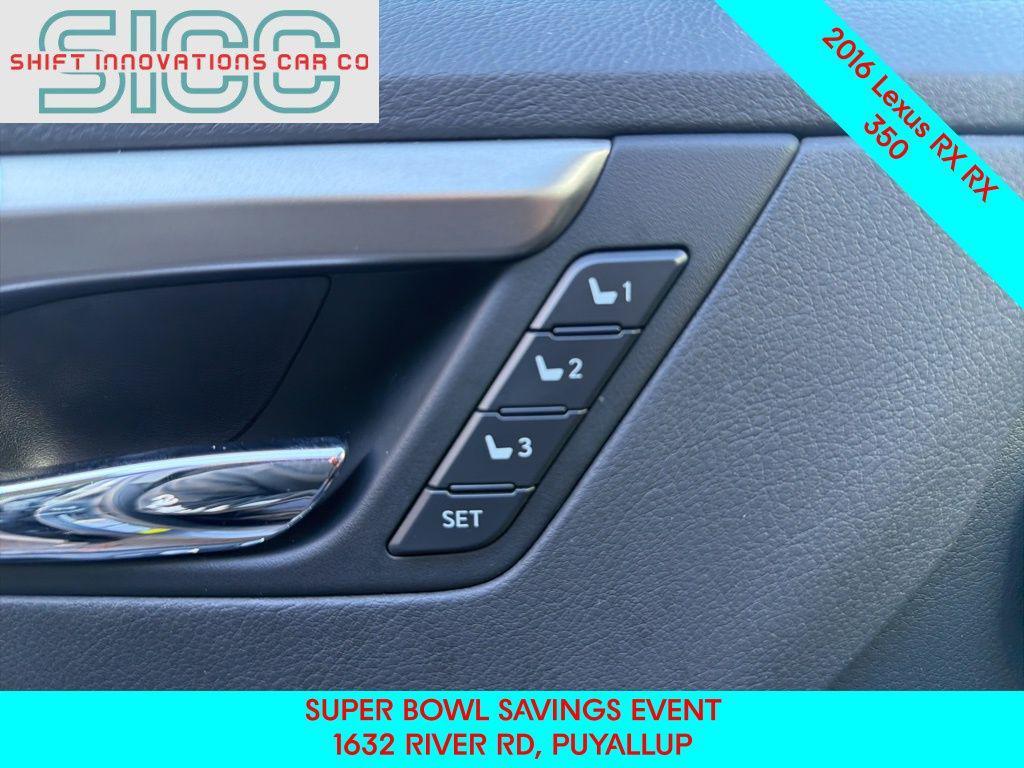 used 2016 Lexus RX 350 car, priced at $22,546