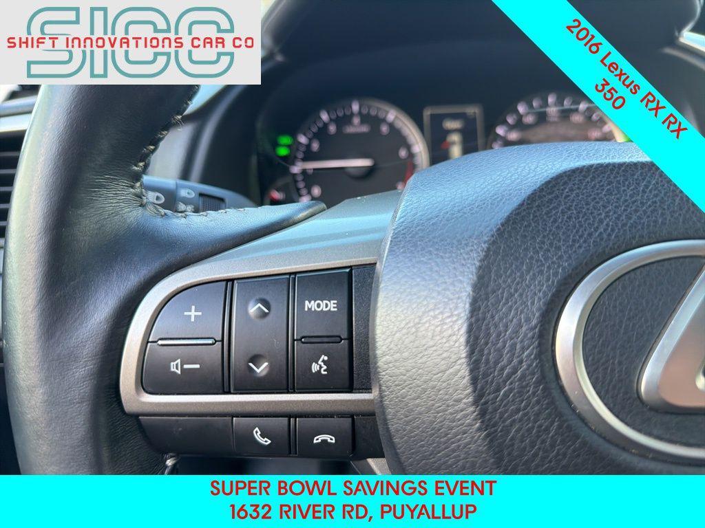 used 2016 Lexus RX 350 car, priced at $22,546