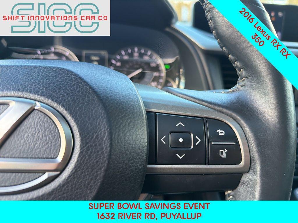 used 2016 Lexus RX 350 car, priced at $22,546