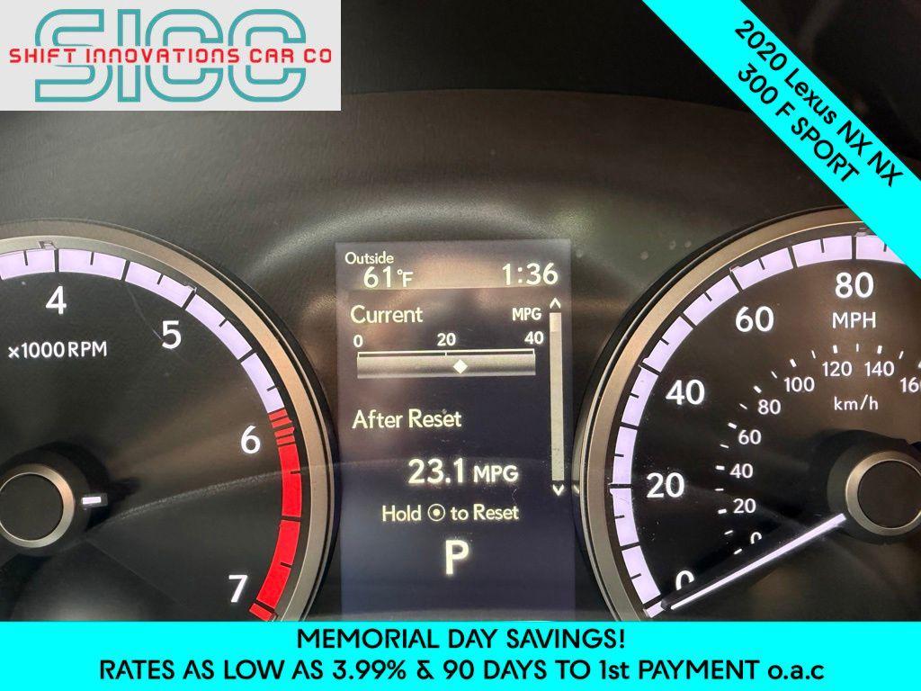 used 2020 Lexus NX 300 car, priced at $29,999