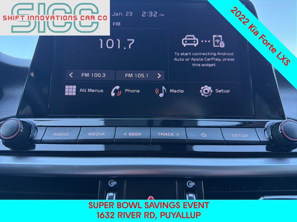 used 2022 Kia Forte car, priced at $12,984