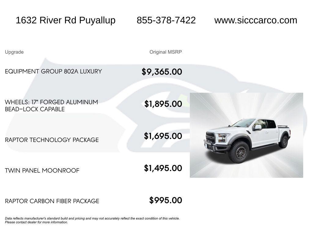 used 2019 Ford F-150 car, priced at $47,494