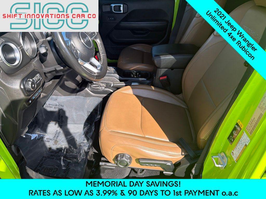 used 2021 Jeep Wrangler Unlimited 4xe car, priced at $29,479