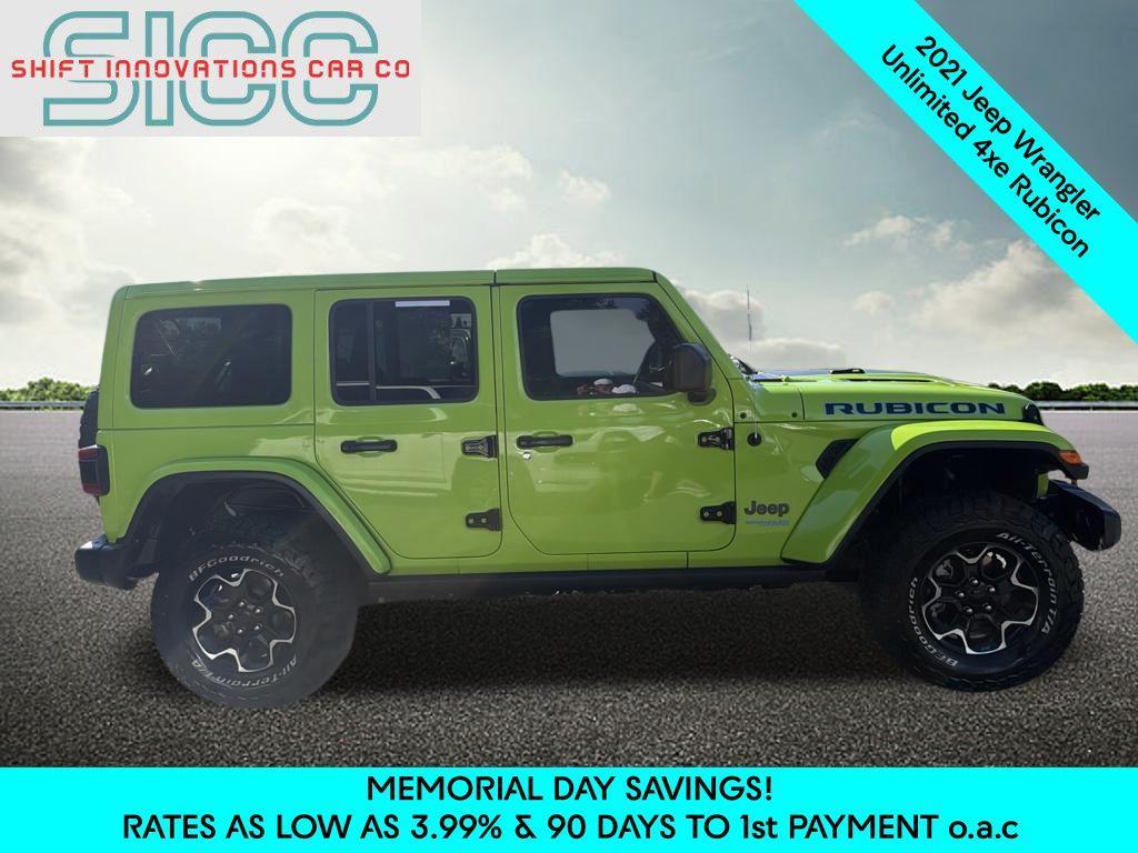 used 2021 Jeep Wrangler Unlimited 4xe car, priced at $29,479