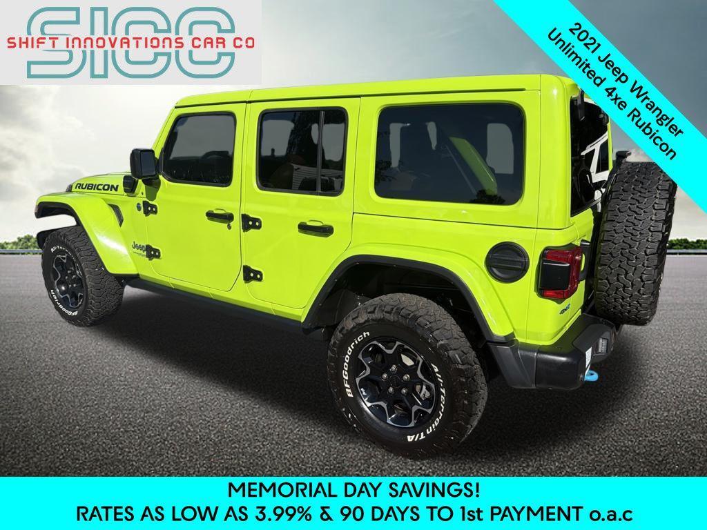 used 2021 Jeep Wrangler Unlimited 4xe car, priced at $29,479