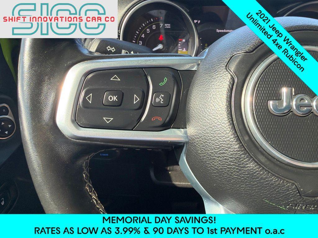 used 2021 Jeep Wrangler Unlimited 4xe car, priced at $29,479