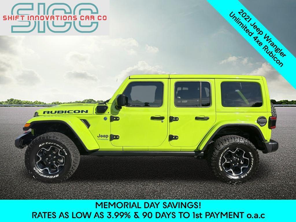 used 2021 Jeep Wrangler Unlimited 4xe car, priced at $29,479