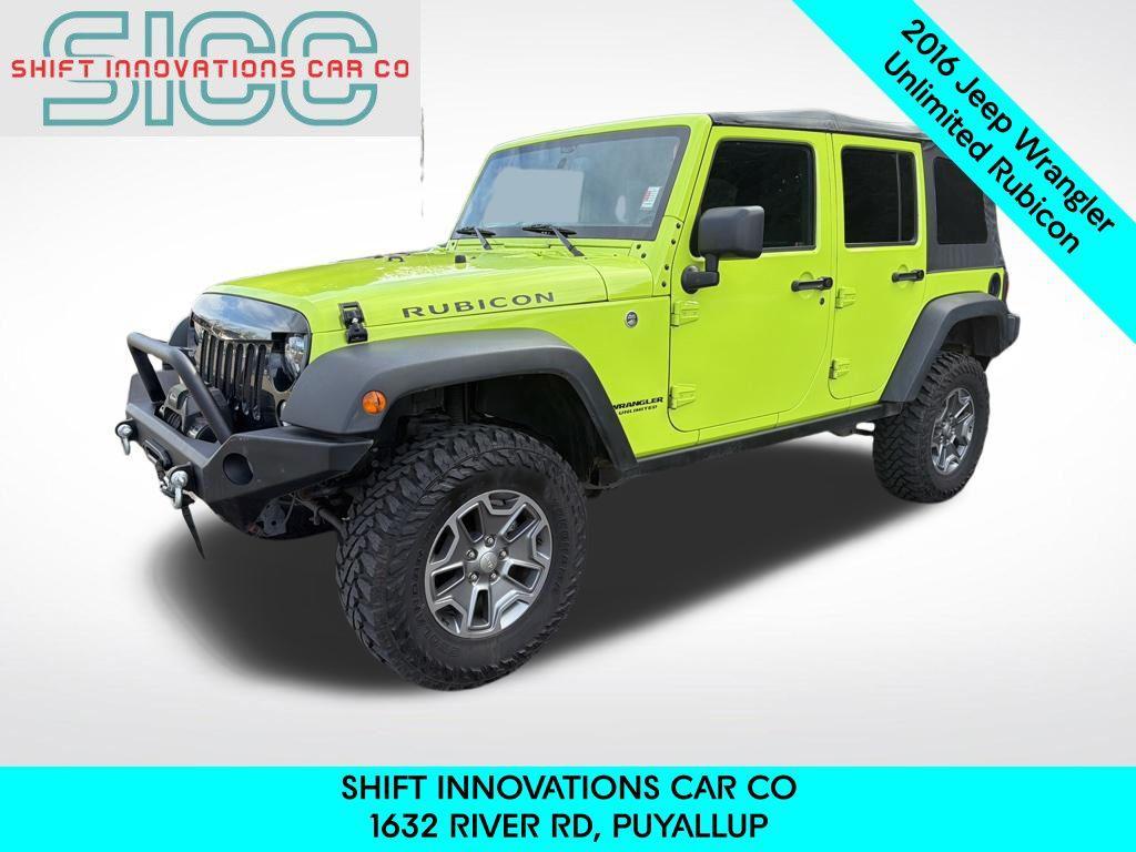 used 2016 Jeep Wrangler Unlimited car, priced at $23,888