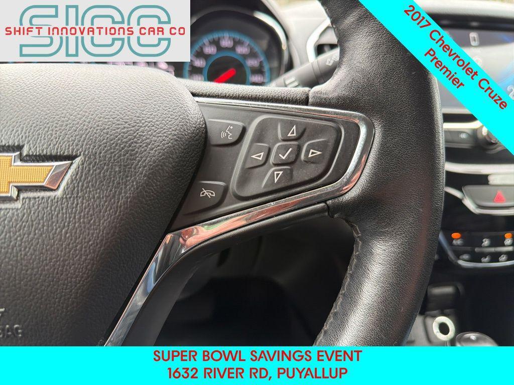 used 2017 Chevrolet Cruze car, priced at $11,987