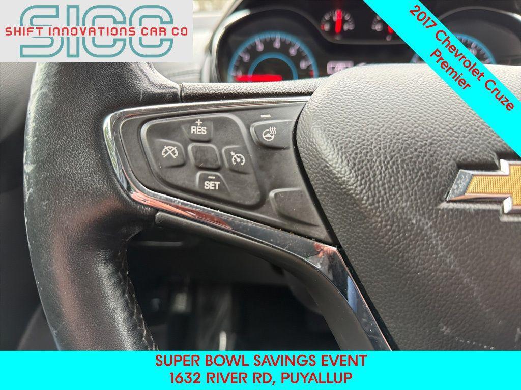 used 2017 Chevrolet Cruze car, priced at $11,987