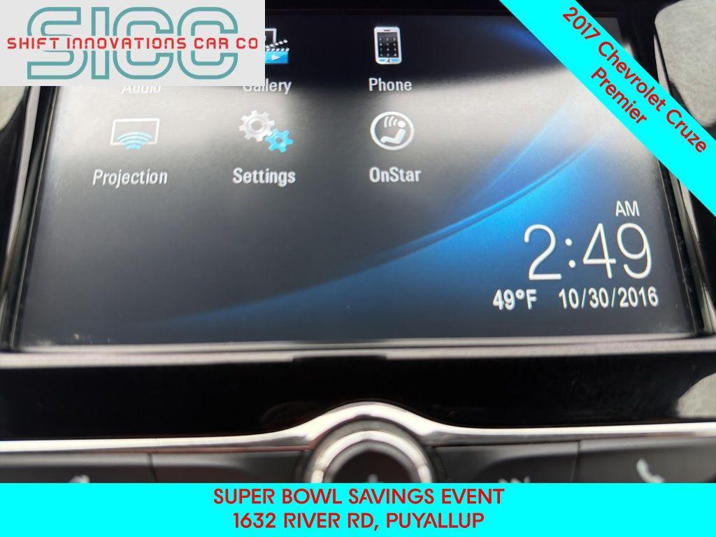 used 2017 Chevrolet Cruze car, priced at $11,987