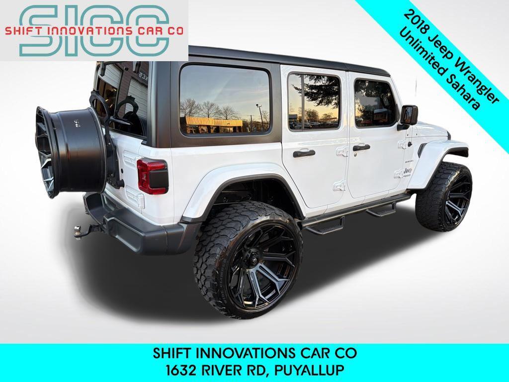 used 2018 Jeep Wrangler Unlimited car, priced at $25,599