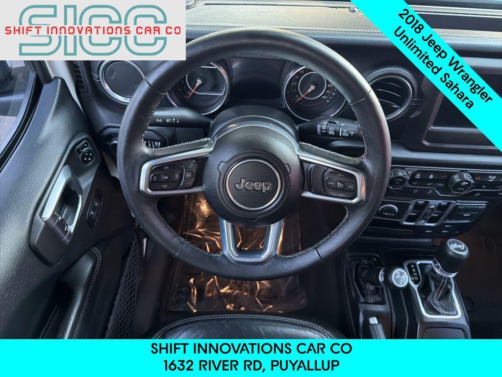 used 2018 Jeep Wrangler Unlimited car, priced at $25,599