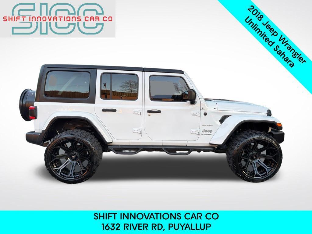 used 2018 Jeep Wrangler Unlimited car, priced at $25,599