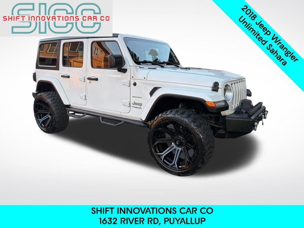 used 2018 Jeep Wrangler Unlimited car, priced at $25,599