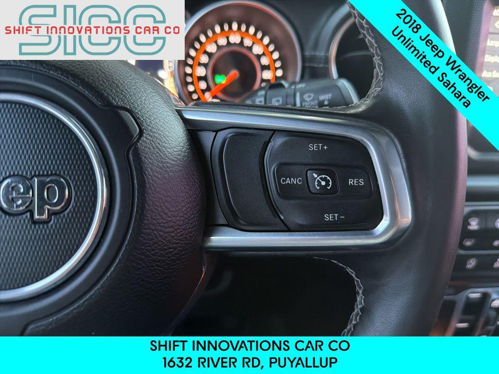 used 2018 Jeep Wrangler Unlimited car, priced at $25,599