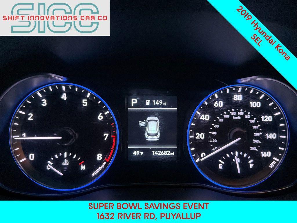 used 2019 Hyundai Kona car, priced at $12,999