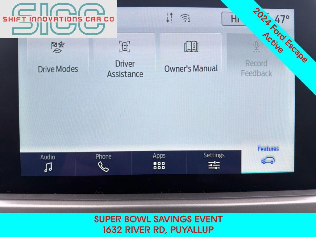 used 2024 Ford Escape car, priced at $21,528