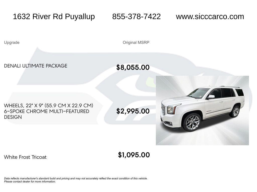 used 2019 GMC Yukon car, priced at $32,032